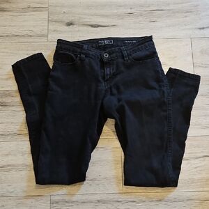 Guess Black Ankle Cropped Jeans